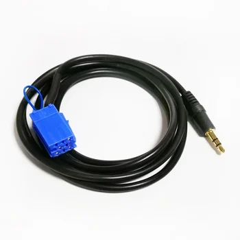 Автомагнитола ISO 8Pin Grundig Plug Aux Кабель для I-Pod I-Phone Mp3 для Mercedes Benz Smart 450