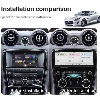 Автомобильная Панель Переменного Тока Для Jaguar XJ XJL 2009-2018 Панель Управления Климат-Контролем Сенсорный Экран С Подогревом Сидений