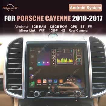 Автомобильное Радио Android мультимедийный плеер 128 ГБ для Porsche Cayenne 958 porshe cayenne 2010-2017 автомагнитола carplay google
