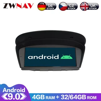 Автомобильный GPS-плеер с сенсорным экраном Carplay Multimedia Android 10 8 Core 4 + 64G DSP для BMW Navigation DVD-плеер