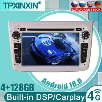Автомобильный мультимедийный плеер 4 + 128G Android 10.0 для Alfa Romeo Android DVD-плеер с экраном, GPS-навигация, магнитола Carplay
