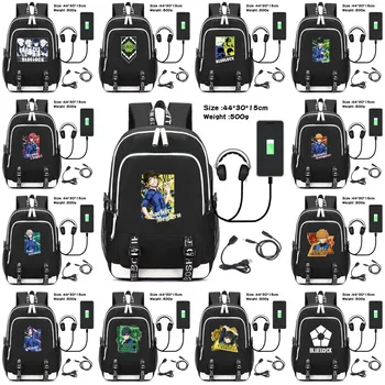 Аниме Синий замок Рюкзак Сумки для ноутбука Mochila Студенческая сумка для школьных книг дорожные сумки
