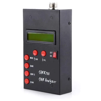 Антенный анализатор SARK100 Метр 1-60 МГц Коротковолновый КСВ Антенный анализатор с диапазоном измерения от 1,0 до 9,99 КСВ
