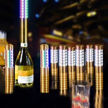 Бенгальский огонь для обслуживания бутылок со светодиодной стробоскопической палочкой Thrisdar для Vip-ночных клубов, вечеринок, клубных мероприятий, светодиодные флешки для бутылок шампанского