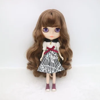 Бесплатная доставка кукол-девочек для Блит, цвет волос каштановый (BPO-661S)