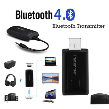 Беспроводной комплект Bluetooth Fm-передатчик Bluetooth для автомобиля Aux Автомобильные аксессуары Usb C Автомобильный аудио Музыкальный адаптер для телевизора Телефона