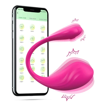 Беспроводной фаллоимитатор с точкой G, вибратор, секс-игрушки для взрослых, для женщин, пары носят Анальный Вагинальный Вибрирующий женский мастурбатор с яйцом, управление приложением