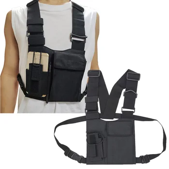 Боевая штурмовая сумка для спортивного снаряжения на открытом воздухе, многофункциональный жилет, тактическая нагрудная сумка с ремнем