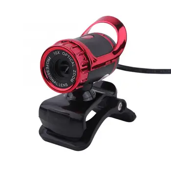 Веб-камера USB 2.0 12M Пикселей с Клипсой HD Веб-камера Веб-Камера с Вращающейся на 360 Градусов Подставкой Встроенный Микрофон для ПК Camera