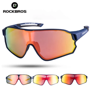Велосипедные очки ROCKBROS MTB Road Bike Поляризованные солнцезащитные очки с защитой UV400, Ультралегкие Велосипедные очки Унисекс, Спортивное снаряжение