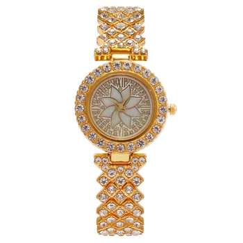 Взрывы внешней торговли на заводе, модные женские часы с бриллиантовым цветком, браслет, женские часы Shi Ying