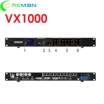 Видеопроцессор видеостены UHD HD 3D led VX1000 3840x1080 3840x2160 пикселей 2K видеопроцессор видеостены со светодиодным экраном VX600
