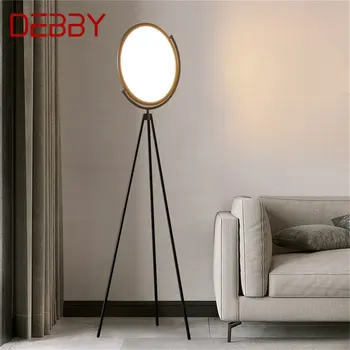 Винтажный торшер DEBBY Nordic, простой современный светодиодный светильник для домашнего декора гостиной, спальни