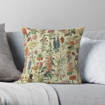 винтажный французский плакат fleurs, наволочка для диванной подушки, комплект наволочек
