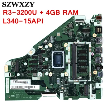 Восстановленная Материнская плата для ноутбука Lenovo Ideapad L340-15API Материнская плата NM-C101 R3-3200U CPU С 4 ГБ оперативной памяти 5B20S42225