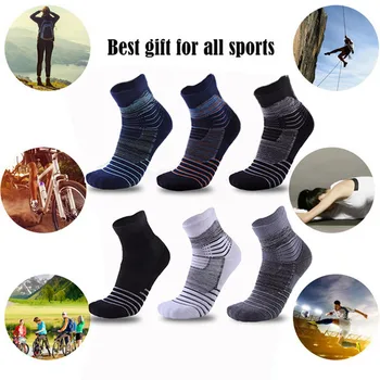 Высококачественные совершенно новые нескользящие футбольные носки хлопчатобумажные футбольные носки Мужские спортивные уличные носки
