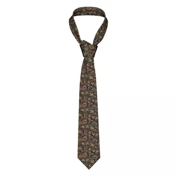 Галстук для мужчин, Формальные узкие галстуки, Классический мужской красочный свадебный галстук с этническим индийским принтом Пейсли, Джентльменский узкий