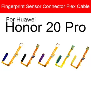 Гибкий кабель Датчика отпечатков пальцев Для Huawei Honor Honor 20 20 Pro 20Pro YAL-AL00 YAL-L21 YAL-L41 Гибкий Ленточный Сенсорный Датчик Меню