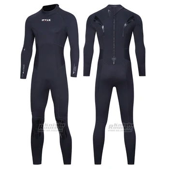 Гидрокостюм из неопрена 3 мм для мужчин, теплая куртка с длинным рукавом для женщин, брюки Плюс Размер, купальник для подводного плавания, костюм для подводного плавания, костюм для серфинга, купальники