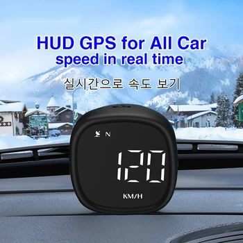 Головной дисплей M30 GPS HUD, цифровой спидометр, сигнализация превышения скорости, Компас, Напоминание об усталости при вождении, автоаксессуары для всех автомобилей