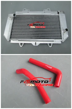 Гоночный алюминиевый радиатор для Yamaha ATV QUAD YFZ450 2004-2008 2004 2005 2006 2007 2008+ шланг