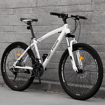Гоночный карбоновый каркас, Гравийный мужской велосипед, дорожный, односкоростной, Мощная подвеска, рожок для горного велосипеда, Удобный велосипед