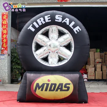Гуанчжоу надувная шина высотой 3 метра для украшения рекламы / 10-футовый воздушный шар для демонстрации игрушек