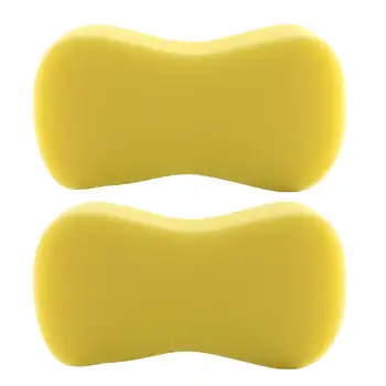 Губка для мытья автомобиля экстра-размера из моющей целлюлозы, суперпоглощающая многоцелевая губка для чистки - желтая, 2 упаковки