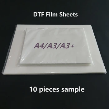 Двусторонний принтер a4 dtf с белыми чернилами ПЭТ-пленка формата A4 Образец ПЭТ-пленки для принтера футболок