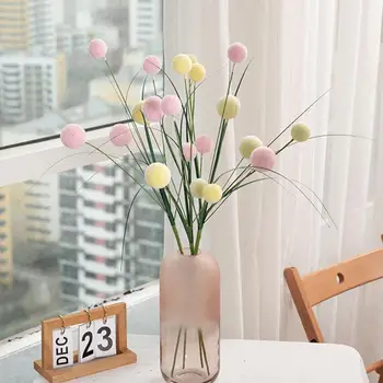Декоративный неувядающий искусственный цветок с одной веткой, имитирующий искусственный цветок, Одуванчик, свадебный декор, реквизит для фотосъемки