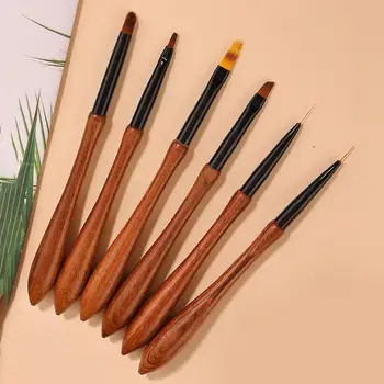 Дизайн ногтей Гибкая ручка для рисования в полоску с высокой прочностью, инструменты для маникюра