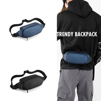 Дизайнерский повседневный рюкзак-слинг для переноски через плечо, мужские нагрудные сумки для верховой езды, слинг-сумка с USB-зарядкой