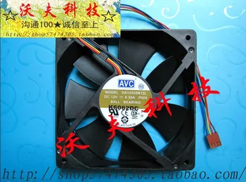 Для Avc 12 4-игольчатый шаровой ШИМ корпус компьютера da12025b12l вентилятор 0.30a