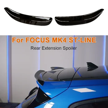 Для Ford Focus ST-Line MK4 Хэтчбек Задний Удлинительный Спойлер ABS Крыша из углеродного волокна Маленькое Заднее Крыло Автомобильные Аксессуары 2019 2020 2021