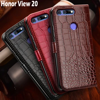 Для Huawei Honor View 20 Чехол для Honor View 20 чехол для телефона из флип-кожи с держателем карты /магнитный кошелек Honor View 20 cover