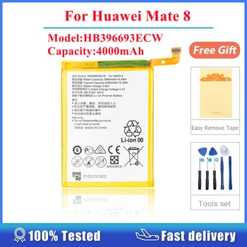 Для Huawei Mate 8 NXT-AL10 NXT-TL00 NXT-CL00 NXT-DL00 NXT-L09 NXT-L29 mate8 HB396693ECW Аккумулятор 4000 мАч Перезаряжаемый Аккумулятор