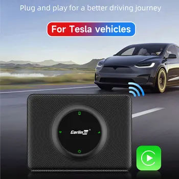Для Iphone IOS для моделей Tesla Беспроводной Мини-блок искусственного интеллекта Быстрое сопряжение Активатор Carplay Ключ Подключи и играй, совместимый с Bluetooth