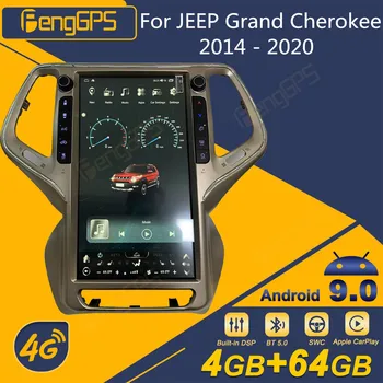 Для JEEP Grand Cherokee 2014-2020 Android Автомобильный Радиоприемник Tesla Screen 2Din Стереоприемник Авторадио Мультимедийный Плеер GPS Navi