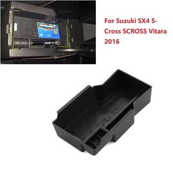 Для Suzuki SX4 S-Cross SCROSS Vitara 2016 Автомобильный Бардачок, Подлокотник, Коробка для вторичного хранения