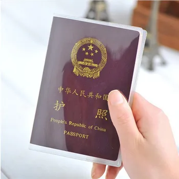 дорожная прозрачная обложка для паспорта кошелек полупрозрачные водонепроницаемые держатели удостоверений личности для документов сумка для паспортов защитный чехол-футляр