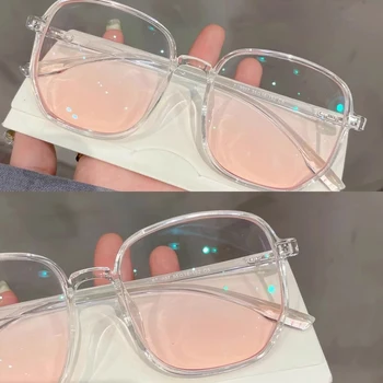 Женщины Мужчины, Прозрачные компьютерные очки с защитой от синего света, Круглые очки, блокирующие очки, Оптические очки для очков