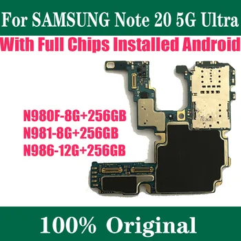 Заводская Разблокировка Для Samsung Galaxy NOTE 20 5G Ultra N980F N981B N981U N986U N985F Материнской платы С системой Android