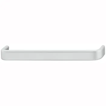 Заменена серебряная Мебельная ручка D-образной формы, анодированная ручка для выдвижных ящиков шкафа, ручка из алюминиевого сплава для фурнитуры HAFELE