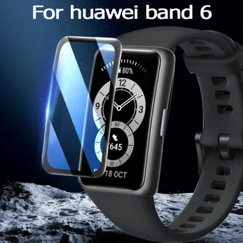 Защитная пленка для экрана Huawei Band 6 Мягкая пленка Для браслета Huawei Honor band 6 Защитная пленка для экрана Huawei Band 6 Pro