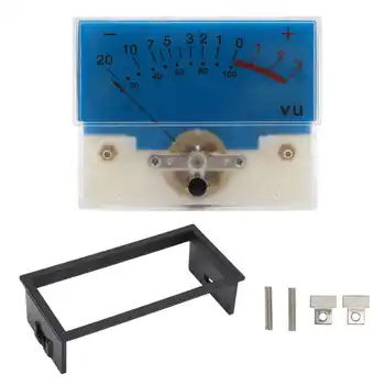 Измеритель VU звука 12V 40mA Компактный синий датчик уровня звука в ДБ с подсветкой для домашнего звучания