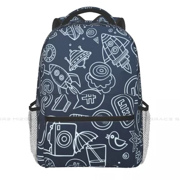 Интернет-магазин Line Art, повседневный рюкзак для мужчин и женщин, текстура рисунка, рюкзак для студенческих книг, школьная сумка для ноутбука, Мягкий рюкзак