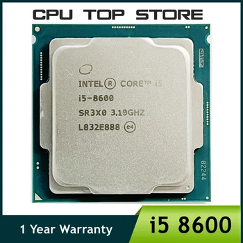 Используемый Intel Core i5 8600 3,1 ГГц Шестиядерный шестипоточный процессор 9M 65W LGA 1151 без кулера
