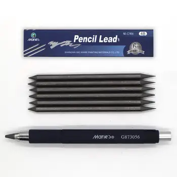 карандаш для рисования эскизов 5,6 мм 4B Автоматический набор грифелей для механических карандашей Художественные принадлежности для художников