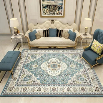 Ковер в персидском стиле, высококачественный ковер большой площади, абстрактные цветочные коврики, молитвенные коврики для гостиной, спальни, нескользящий коврик для пола