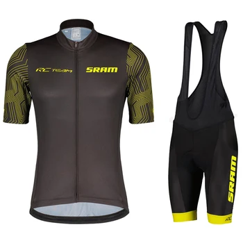 Комплект велосипедной майки ODLO SRAM Для команды, летняя велосипедная одежда для велоспорта, Велосипедная одежда для горных видов спорта, Велосипедный костюм для велоспорта, комплект для велоспорта
